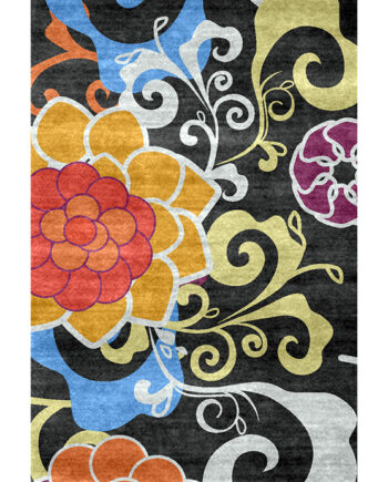 Floral Handmade Wool Rug