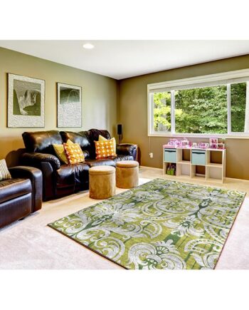 Damask Handmade Wool Rug